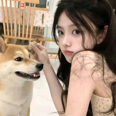 马卡龙少女海报